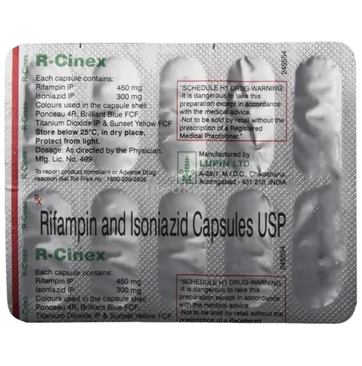 rcinex 450mg capsule 10's